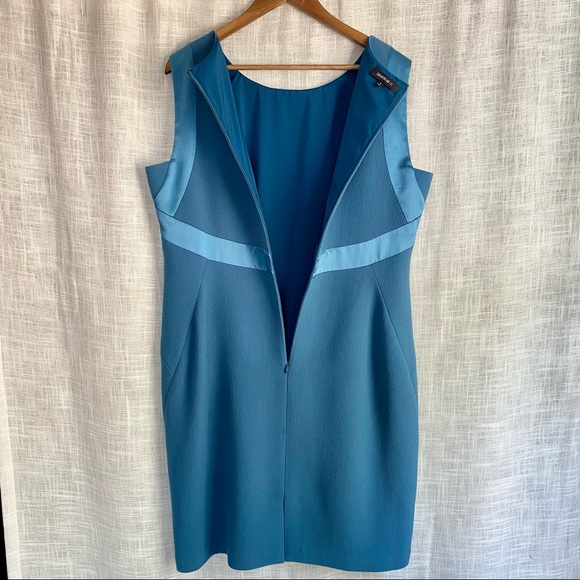 Lafayette 148 Wool Silk Sleeveless Sheath Dress - Picture 5 of 8